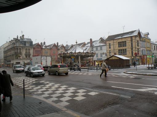  manège pour enfants, place de l'hôtel de ville